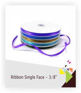 Ribbon Single Face - 3-8